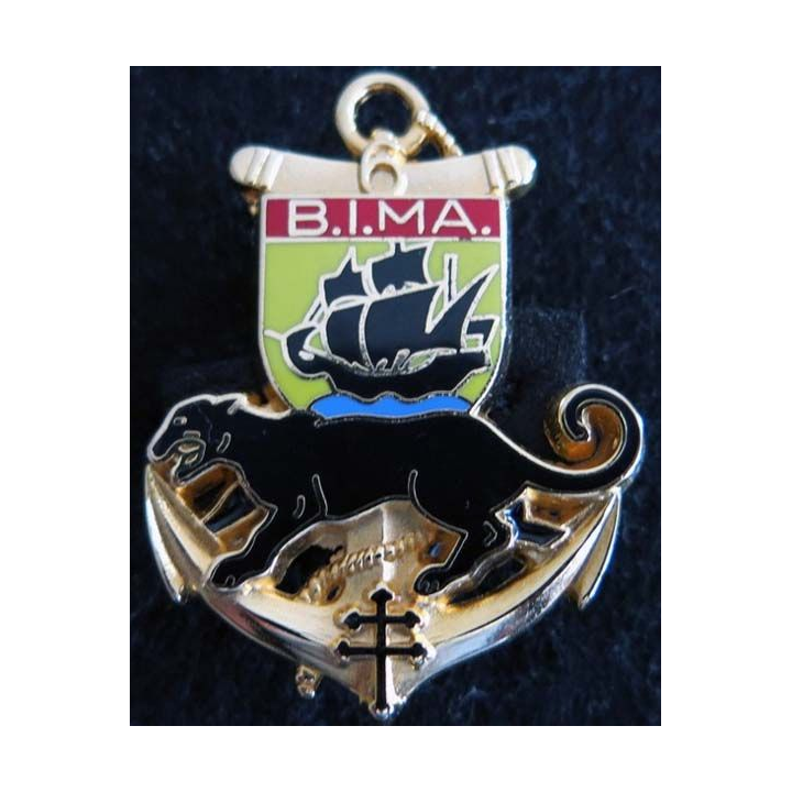 6° BIMA : insigne métallique du 6° bataillon d'infanterie de marine Promodis G. 3214
