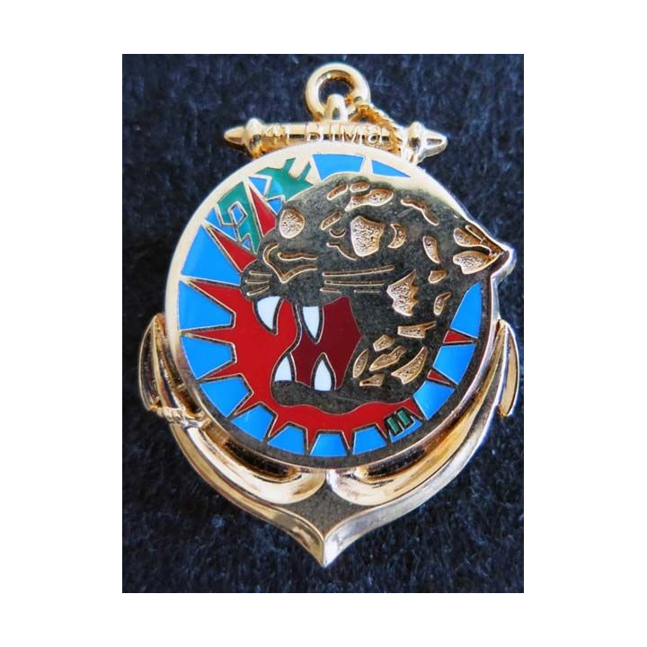 41° BIMA : insigne métallique du 41° bataillon d'infanterie de marine Boussemart 2004 G. 3448