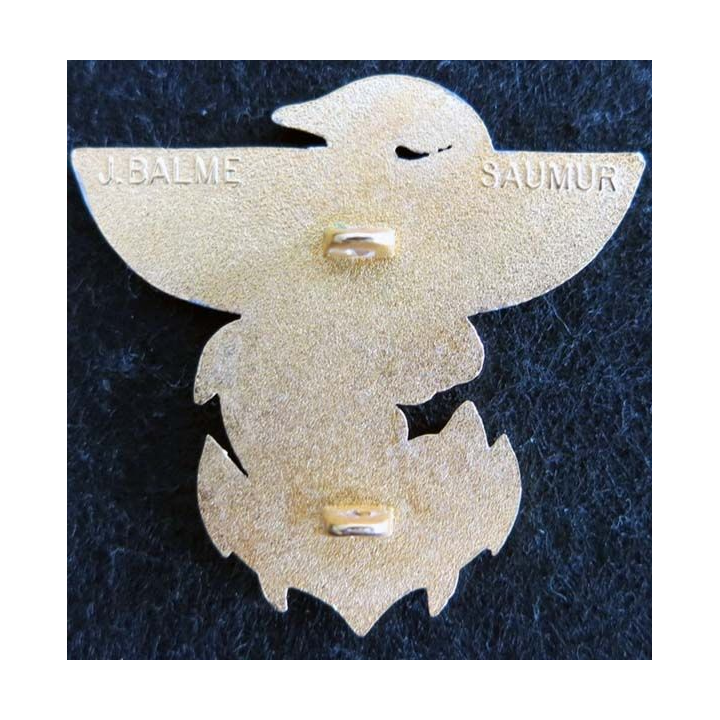 21° RIMA : insigne métallique du 21° régiment d'infanterie de marine en Nouvelle Calédonie de fabrication Balme Saumur