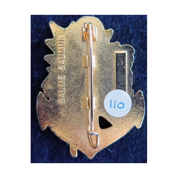 21° RIMA : insigne métallique de la 3° compagnie du 21° régiment d'infanterie de marine Balme Saumur