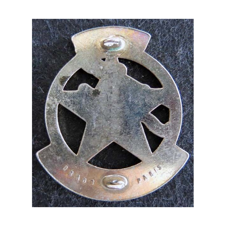 RICM : insigne métallique du 2° escadron du régiment d'infanterie et chars de marine de fabrication Drago Paris