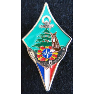 OTAN : insigne de la compagnie Minerve de la task force Fox en Macédoine