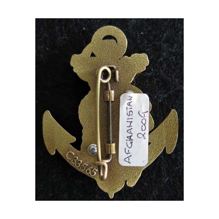3° RIMA : insigne 2° compagnie du 3° régiment d'infanterie de marine Afghanistan 2009 TF Korrigan