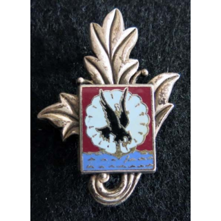 11° DP SRI : insigne métallique de la section ravitaillement de l’Intendance 11° division parachutiste Drago G. 2395