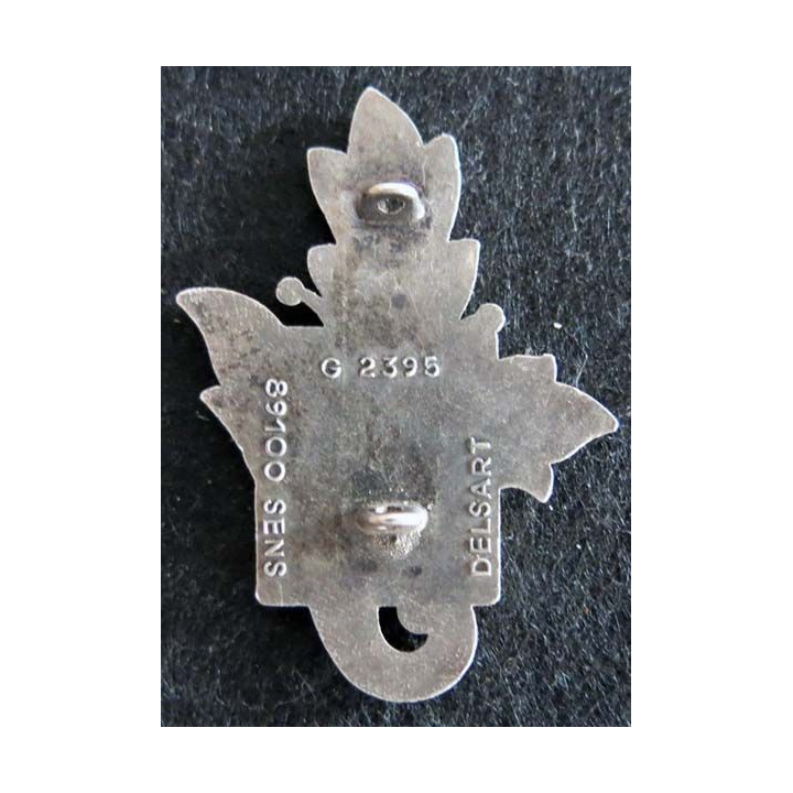 11° DP SRI : insigne métallique de la section ravitaillement de l’Intendance 11° division parachutiste Delsart G. 2395