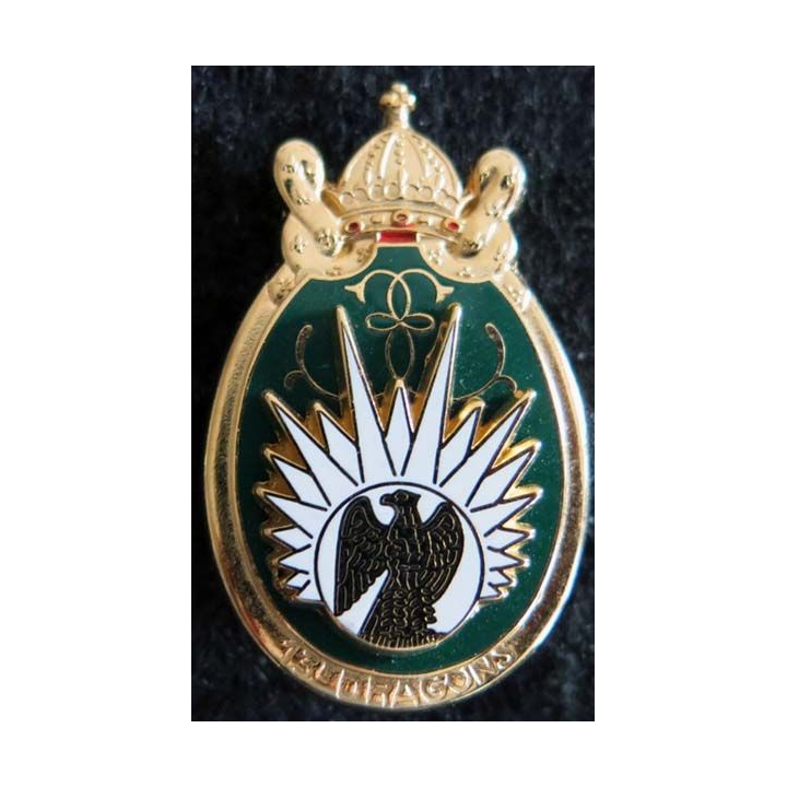 13° RDP : insigne métallique du 13° régiment de dragons parachutistes Boussemart G. 983