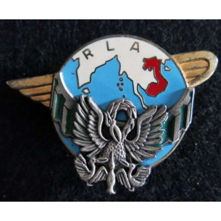 RLA : insigne métallique du régiment de livraison par air de fabrication Delsart G. 2981