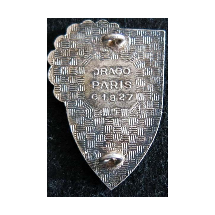 61° CQG : Insigne métallique de la 61° compagnie de quartier général 11° DLI Drago G. 1827 émail