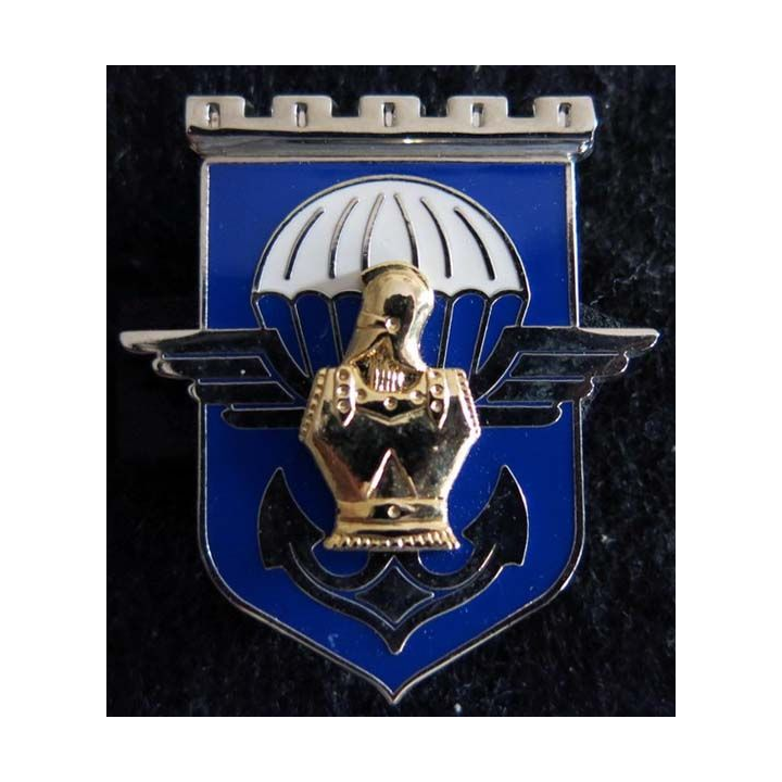 17° RGP : insigne métallique 17° régiment du génie parachutiste fabriqué par Arthus Bertrand pour les éditions Atlas