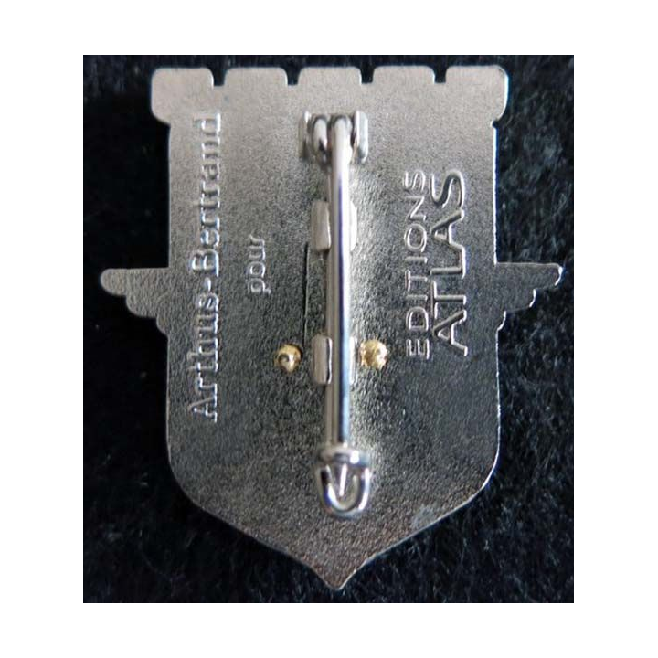 17° RGP : insigne métallique 17° régiment du génie parachutiste fabriqué par Arthus Bertrand pour les éditions Atlas