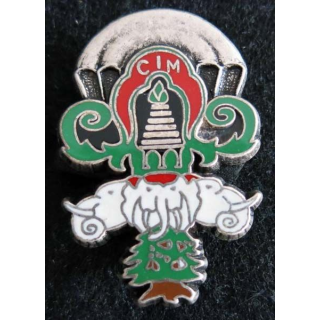1° RCP : insigne métallique de la 3° compagnie du 1° régiment de chasseurs parachutistes CIM Ballard