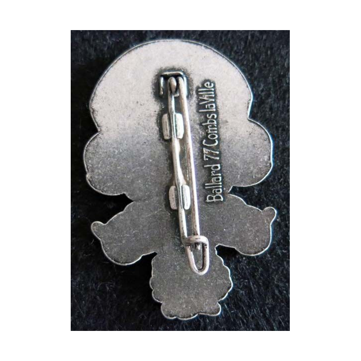 1° RCP : insigne métallique de la 3° compagnie du 1° régiment de chasseurs parachutistes CIM Ballard