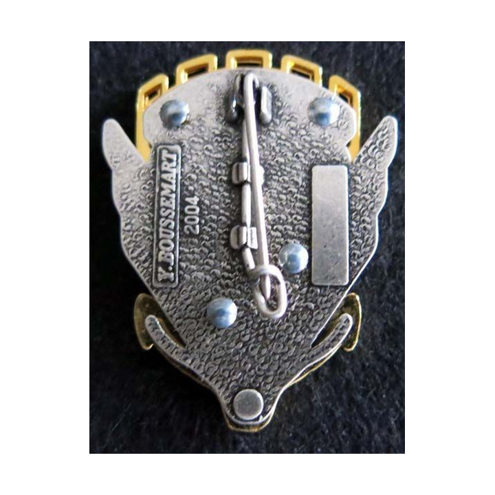 17° RGP : insigne de la 3° compagnie du 17°régiment parachutiste  de fabrication Boussemart