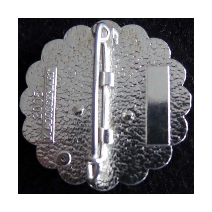 1° RHP : insigne 2° escadron du 1° régiment de hussards parachutistes Sénégal 2004 Boussemart prestige argent