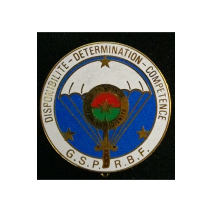 GSPR BF Groupe de sécurité de la présidence République du Burkina Faso