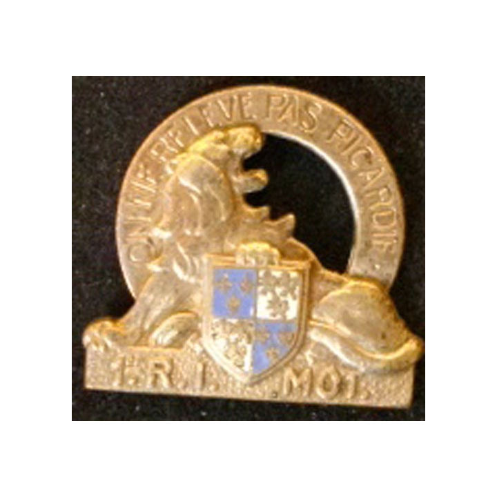 1°RI : 1°RÉGIMENT D'INF ON NE RELÈVE PAS PICARDIE (D 108) ÉMAIL