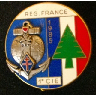 1° compagnie du 1° régiment d'infanterie de marine à la FINUL RIMA