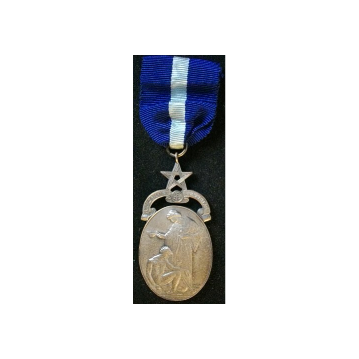 MÉDAILLE MAÇONNIQUE AEGROS SANAT HUMANITAS