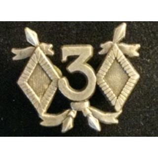 Insigne de campagne du 3° régiment de cuirassiers Drago Paris
