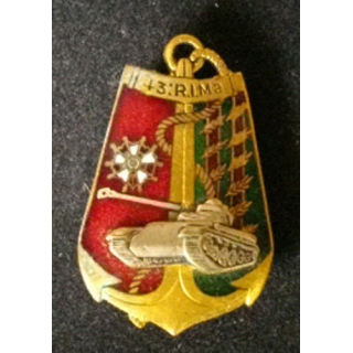 43° RIMA : 43°RÉGIMENT D'INFANTERIE DE MARINE (9 PALMES)