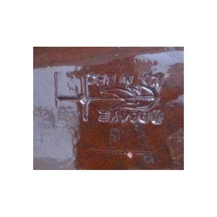 PLAT EN FAÏENCE DE L'ABBAYE NOTRE DAME DU BEC HELLOUIN