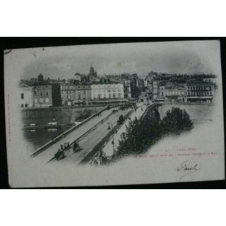 TOULOUSE LE PONT NEUF PRIS DE L'ANCIEN CHÂTEAU D'EAU