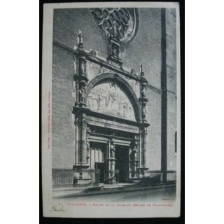 TOULOUSE ENTRÉE DE L'ÉGLISE DE LA BALBADE (RELIEF DE FALGUIÈRES)
