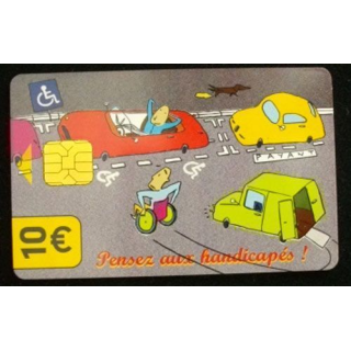 CARTE DE STATIONNEMENT PARIS DE 10 EUROS