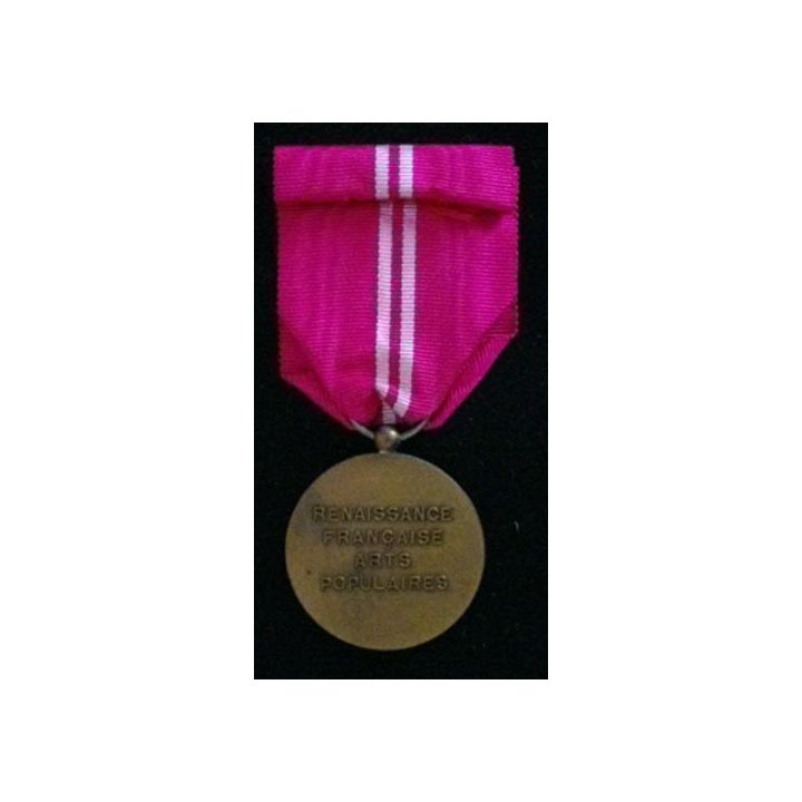 FRANCE : MÉDAILLE RENAISSANCE DES MÉTIERS ET ARTS POPULAIRES