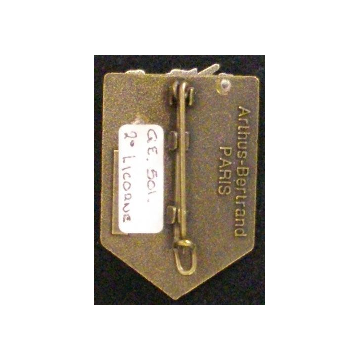 501°503°RÉGIMENT CHARS DE COMBAT 2°ESC EEI LICORNE BRONZE