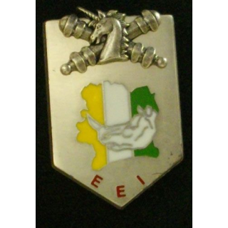 501°503°RÉGIMENT CHARS DE COMBAT 2°ESC EEI LICORNE ARGENTÉ