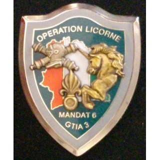 501° 503° RÉGIMENT CHARS DE COMBAT GTIA 3 6°MANDAT LICORNE 2004