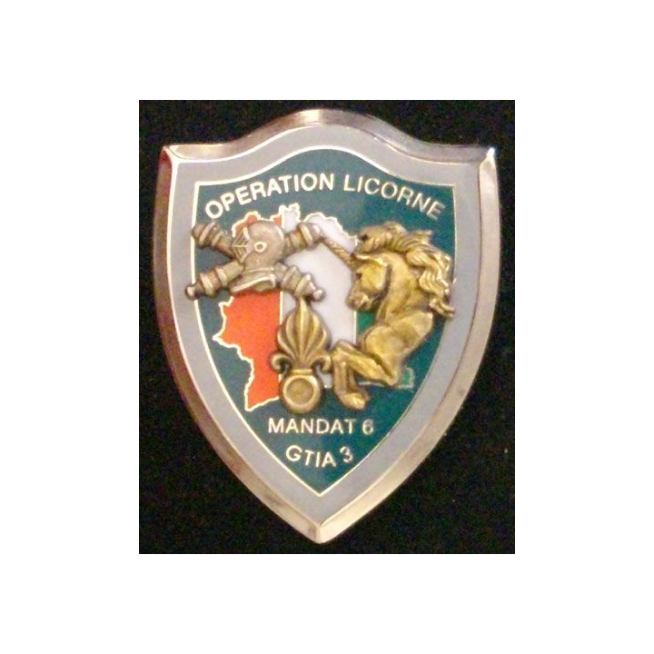 501° 503° RÉGIMENT CHARS DE COMBAT GTIA 3 6°MANDAT LICORNE 2004