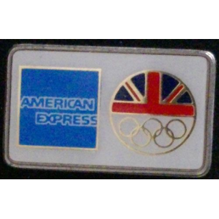 PIN'S DES JEUX OLYMPIQUES ANGLETERRE / AMERICAN EXPRESS