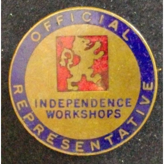 PIN'S DU SYNDICAT INDEPENDENCE WORKSHOP BADGE OFFICIEL