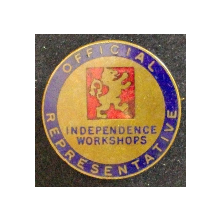 PIN'S DU SYNDICAT INDEPENDENCE WORKSHOP BADGE OFFICIEL