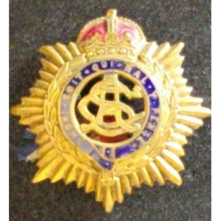 INSIGNE GB ARMY SERVICE CORPS WW1 HONI SOIT QUI MAL Y PENSE