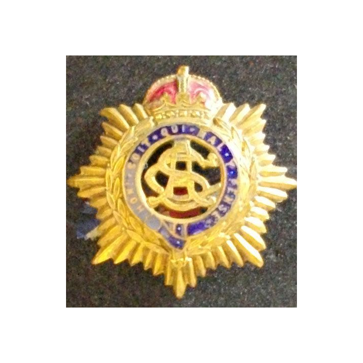 INSIGNE GB ARMY SERVICE CORPS WW1 HONI SOIT QUI MAL Y PENSE