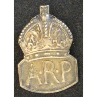 INSIGNE GB DE L'AIR RAID PRECAUTIONS 1936 EN ARGENT