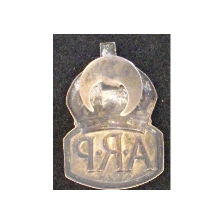 INSIGNE GB DE L'AIR RAID PRECAUTIONS 1936 EN ARGENT