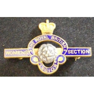 INSIGNE GB THE ROYAL BRITISH LEGION WOMENS SECTION