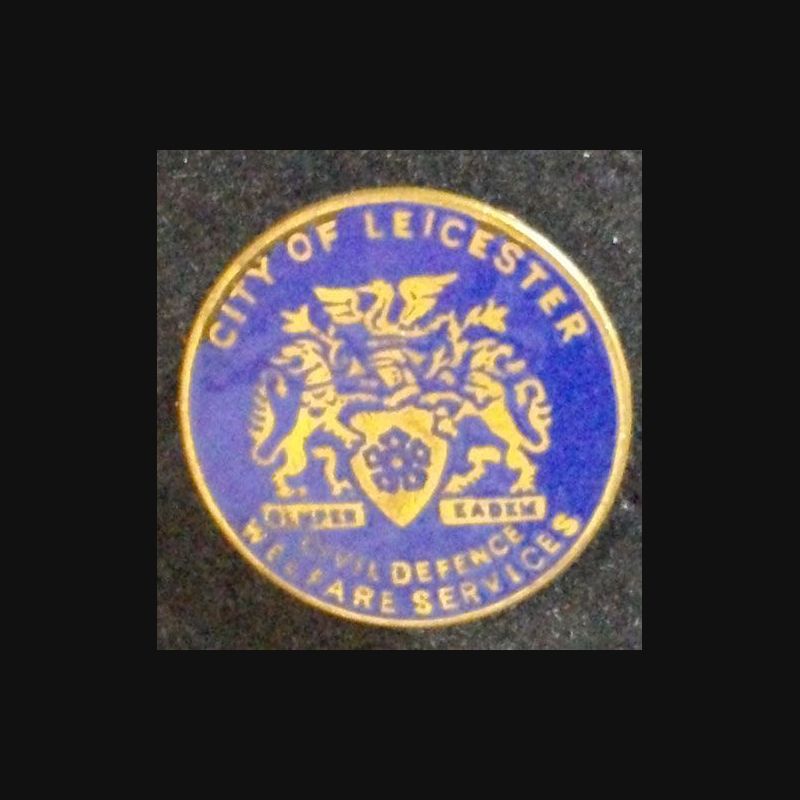 VINTAGE Leicester City Football Club Enamel Metal Pin Badge