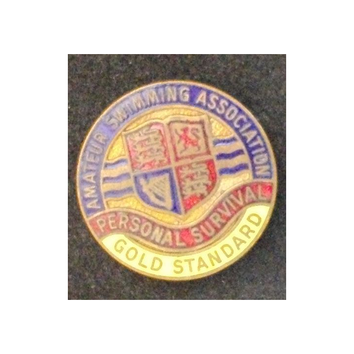 INSIGNE GB AMATEUR SWIMMING ASSOCIATION GOLD STANDARD