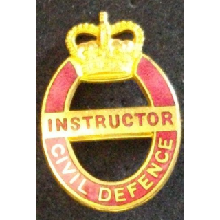 INSIGNE GB INSTRUCTOR CIVIL DEFENSE