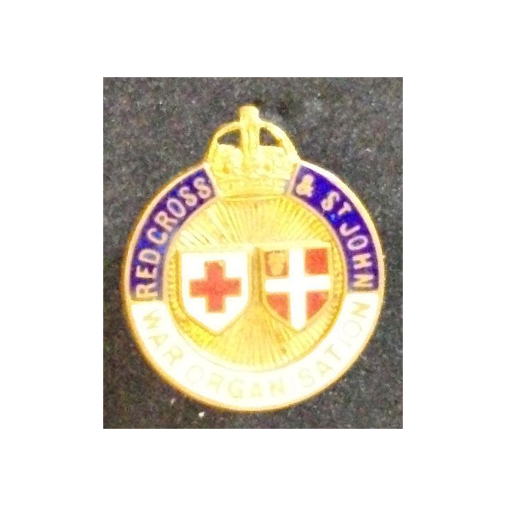 INSIGNE GB RED CROSS & ST JOHN WAR ORGANISATION
