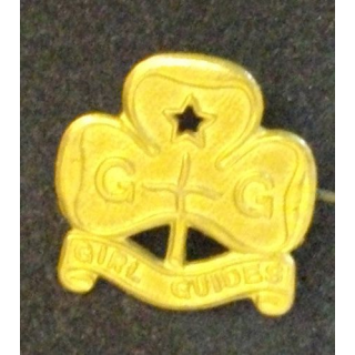 INSIGNE GB GIRL GUIDES DORÉ