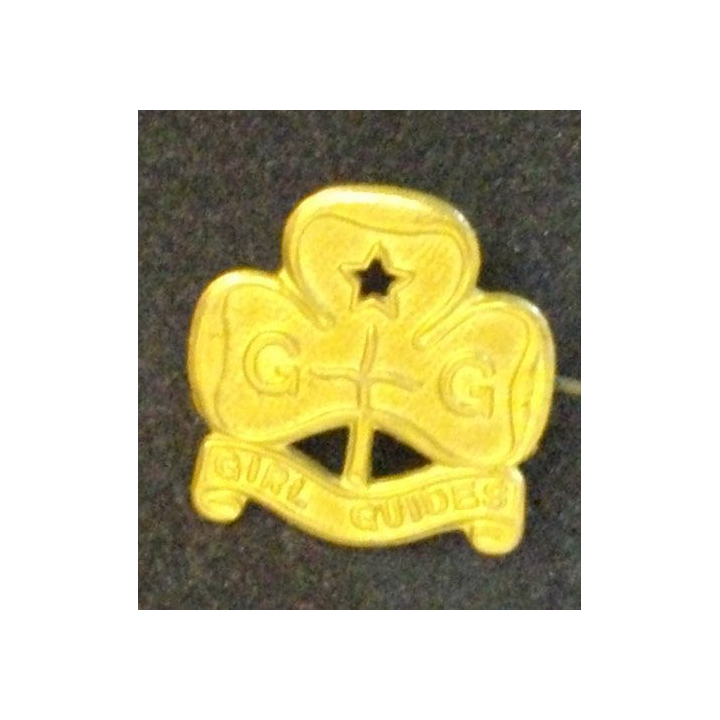 INSIGNE GB GIRL GUIDES DORÉ