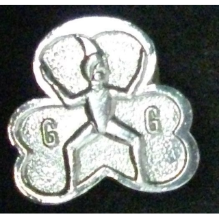 INSIGNE GB GIRL GUIDES ARGENTÉ