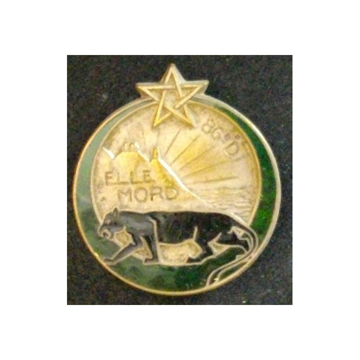 NORD AFRIQUE : 86° DIA DIVISION D'INFANTERIE AFRICAINE ELLE MORD