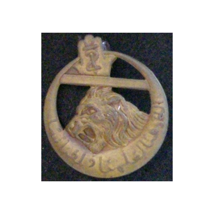 2° RTA : 2° RÉGIMENT DE TIRAILLEURS ALGÉRIENS (EN LAITON EMBOUTI)